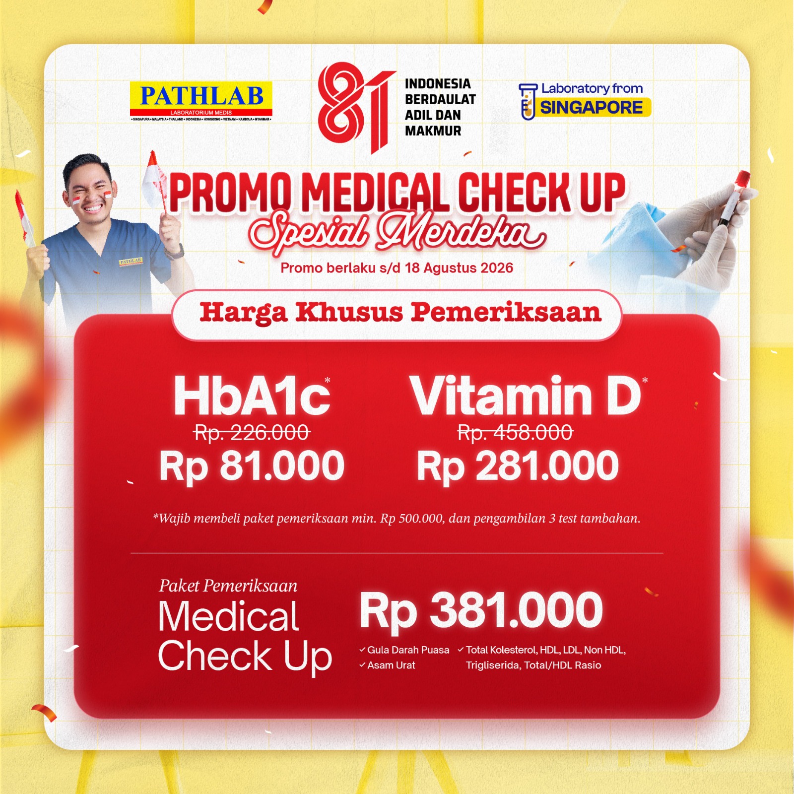 Promo Hari Kemerdekaan !